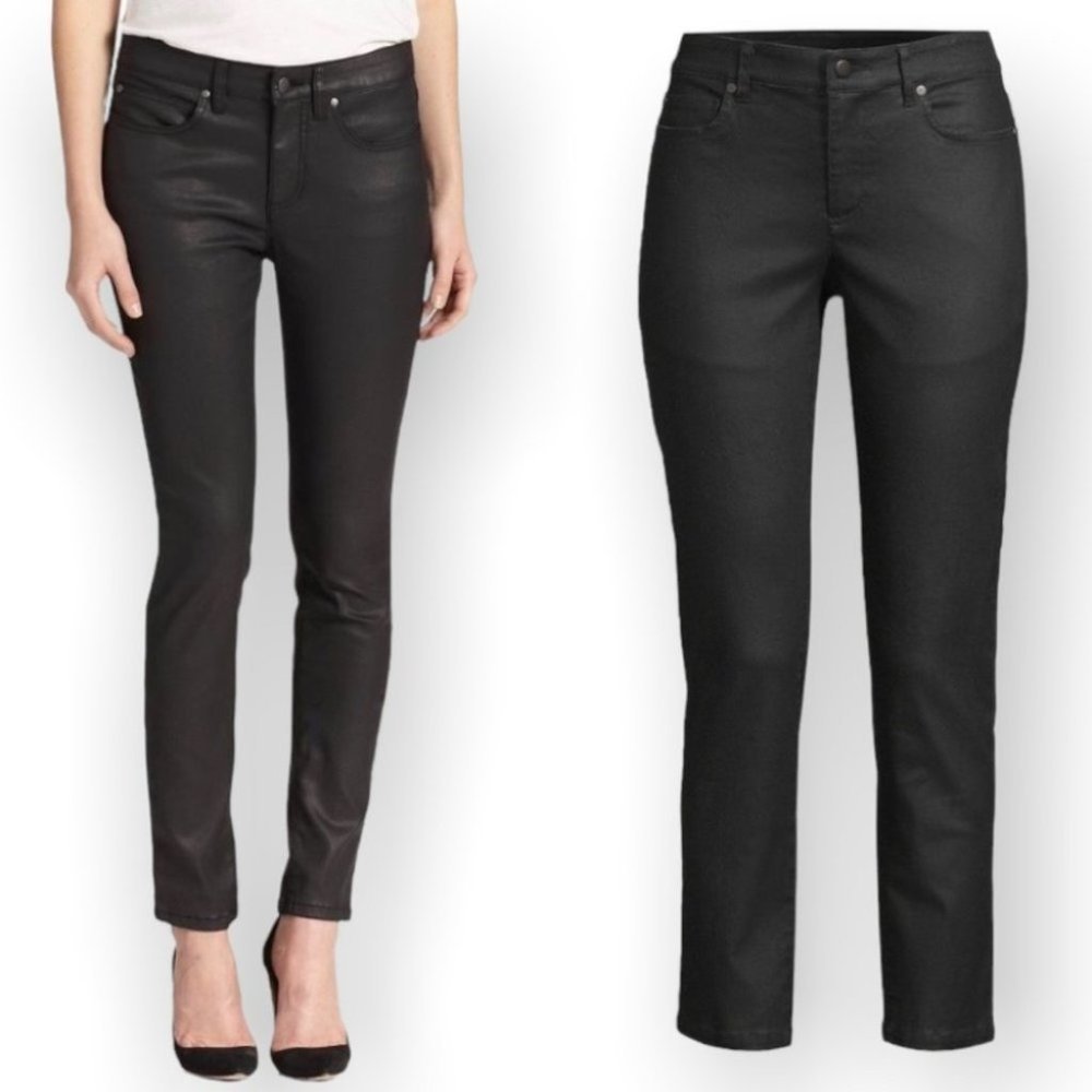 Eileen Fisher Black Slim Straight Women's Jeans